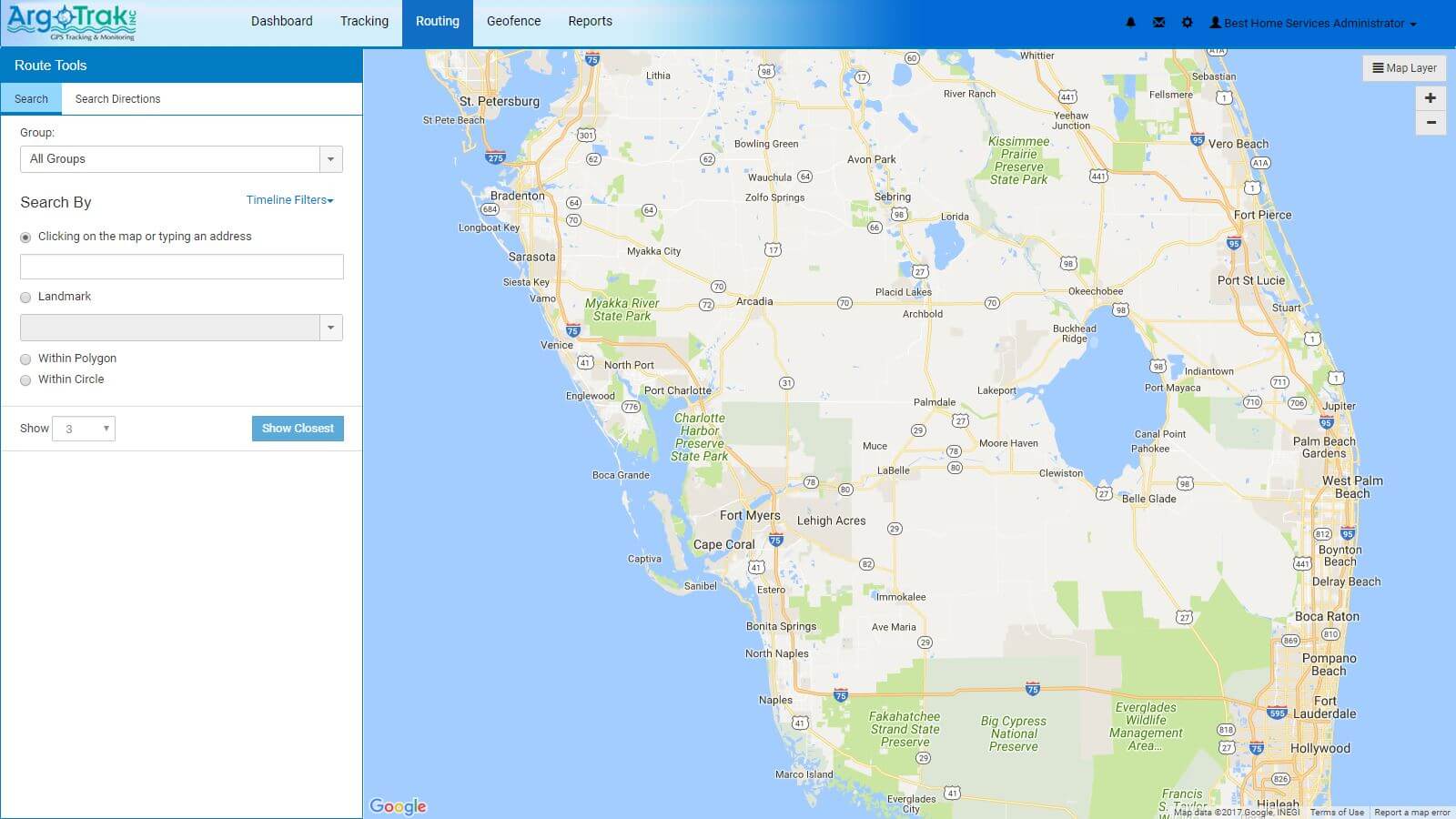 GPS Tracking Screenshots ArgoTrak GPS Tracking & Monitoring